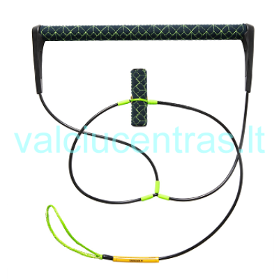 Jobe tempimo virvė su rankena juodos sp.